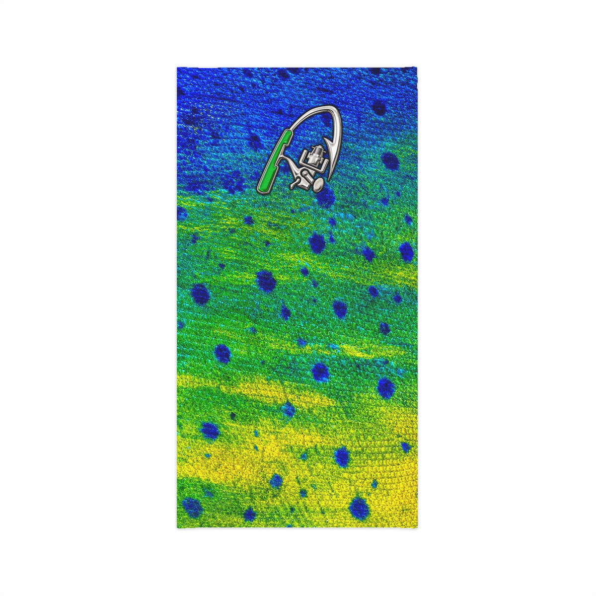 The Bentrod Outlaw Seal — Mahi Mahi Edition Neck Gaiter | Fish Scale Print, UPF 50+ Fishing Sun Gaiter