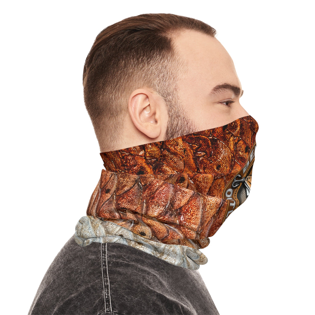 The Bentrod Outlaw Seal — Redfish Edition Neck Gaiter | Fish Scale Print, UPF 50+ Fishing Sun Gaiter