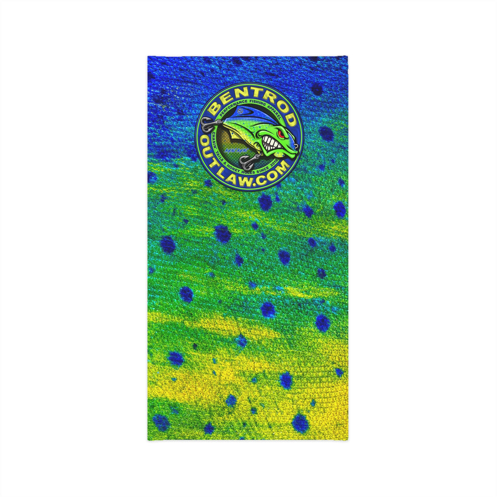 The Bentrod Outlaw Seal — Mahi Mahi Edition Neck Gaiter | Fish Scale Print, UPF 50+ Fishing Sun Gaiter