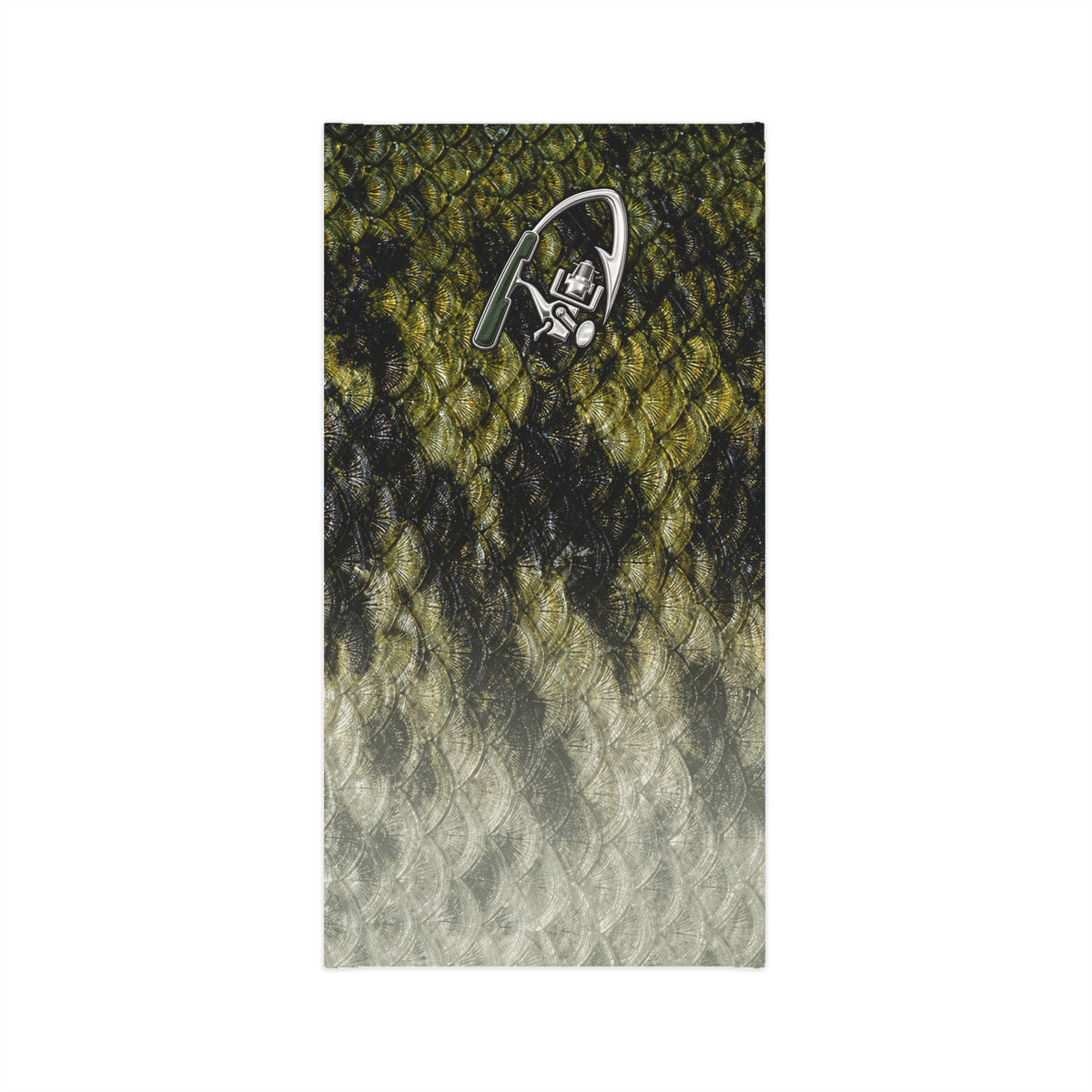The Bentrod Outlaw Seal — Largemouth Bass Edition Neck Gaiter | Fish Scale Print, UPF 50+ Fishing Sun Gaiter
