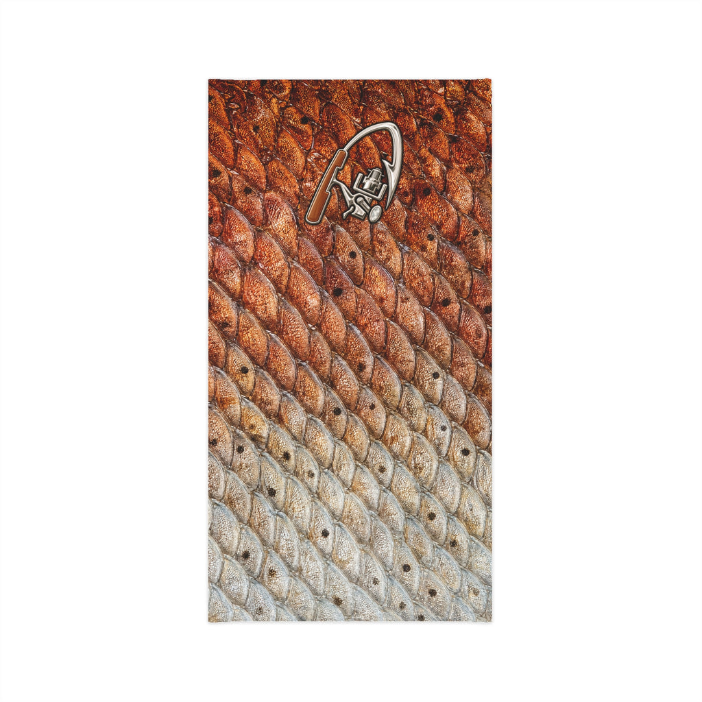 The Bentrod Outlaw Seal — Redfish Edition Neck Gaiter | Fish Scale Print, UPF 50+ Fishing Sun Gaiter