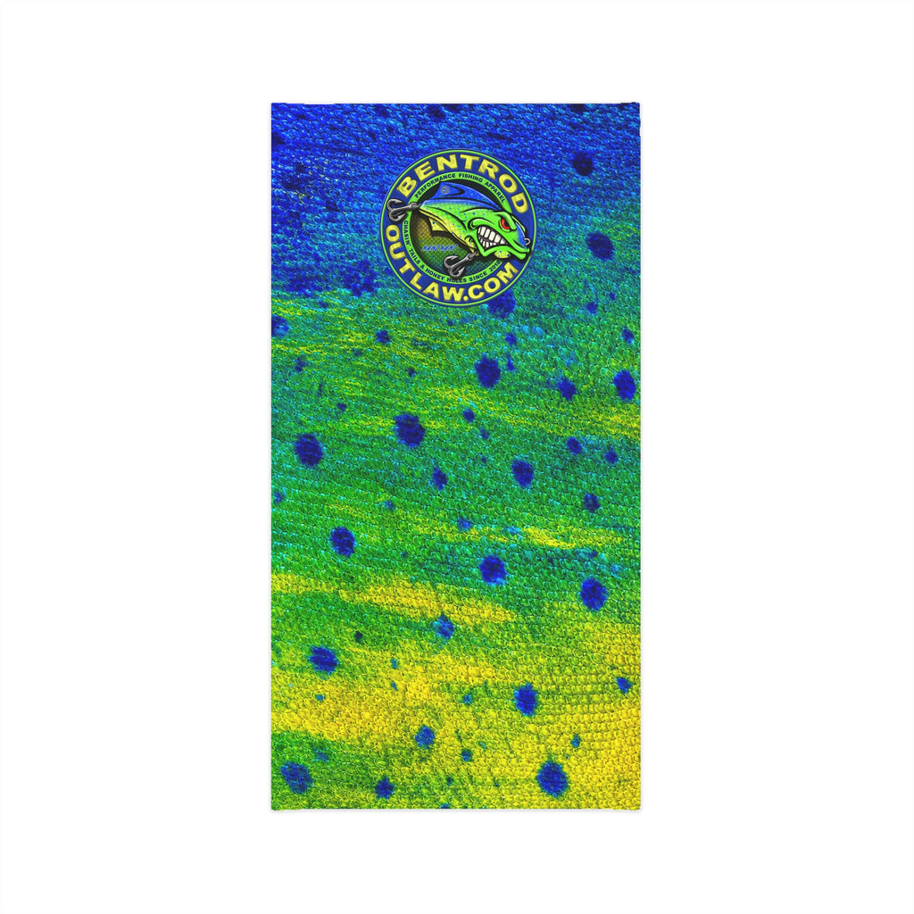 The Bentrod Outlaw Seal — Mahi Mahi Edition Neck Gaiter | Fish Scale Print, UPF 50+ Fishing Sun Gaiter