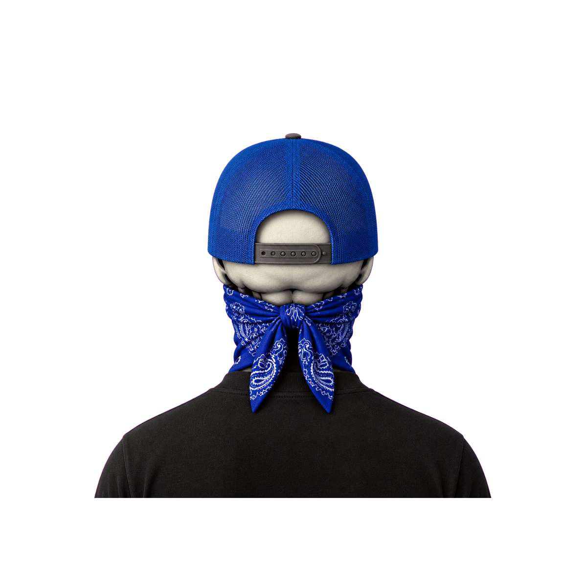 The Bent Rod Curved Bill — Blue