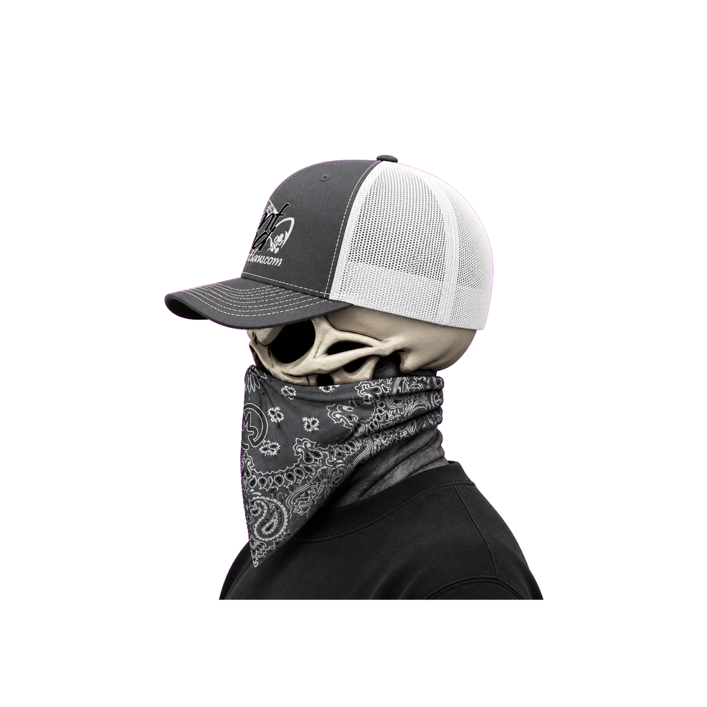 The Bent Rod Curved Bill — Gray/White