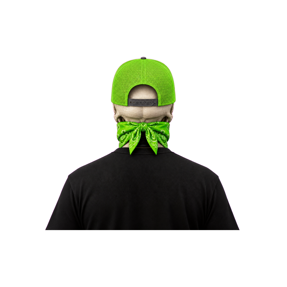The Bent Rod Curved Bill — Neon Green