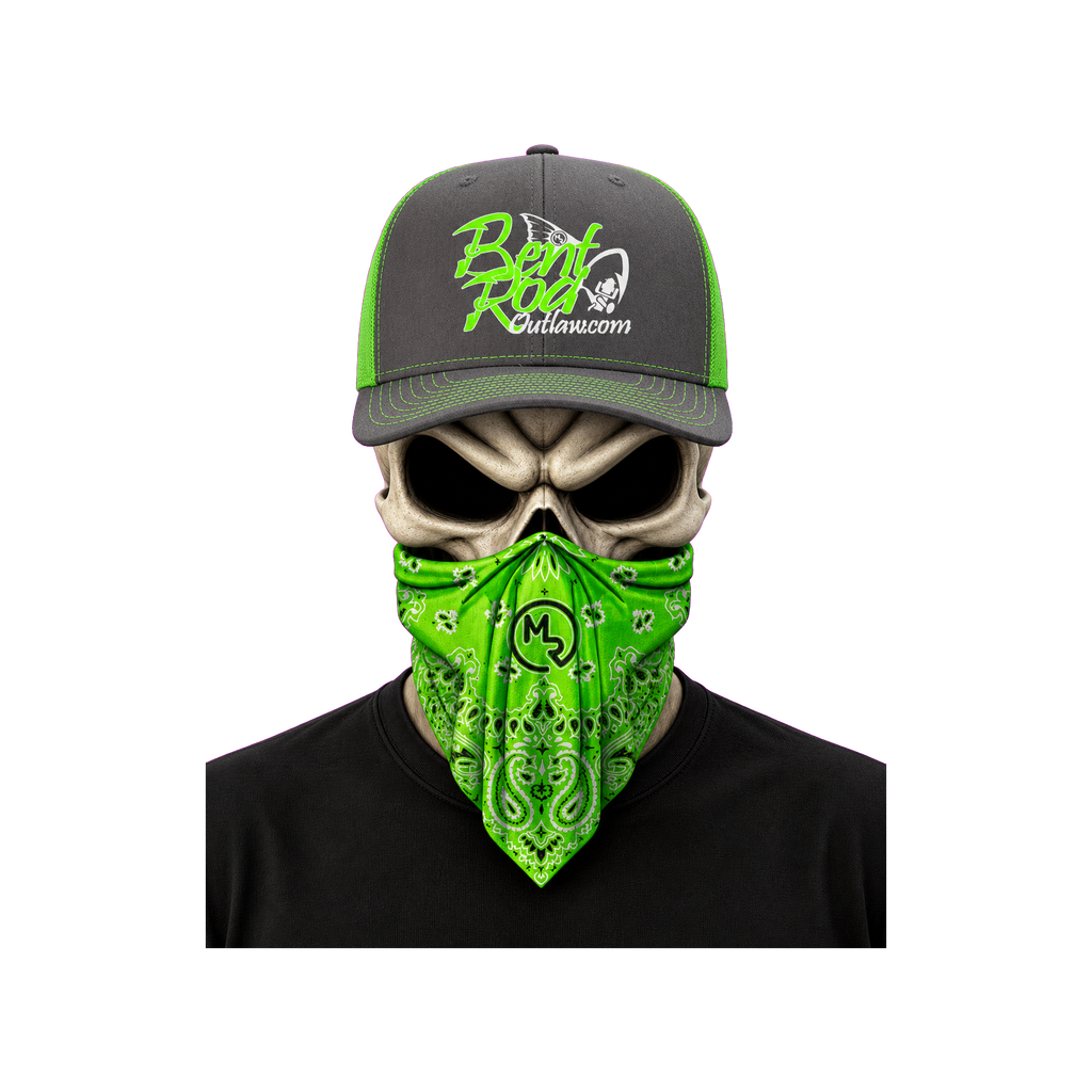 The Bent Rod Curved Bill — Neon Green