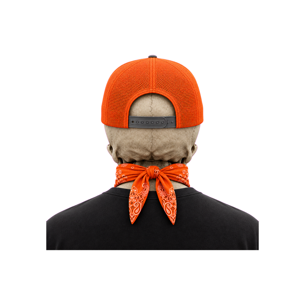 The Bent Rod Curved Bill — Neon Orange
