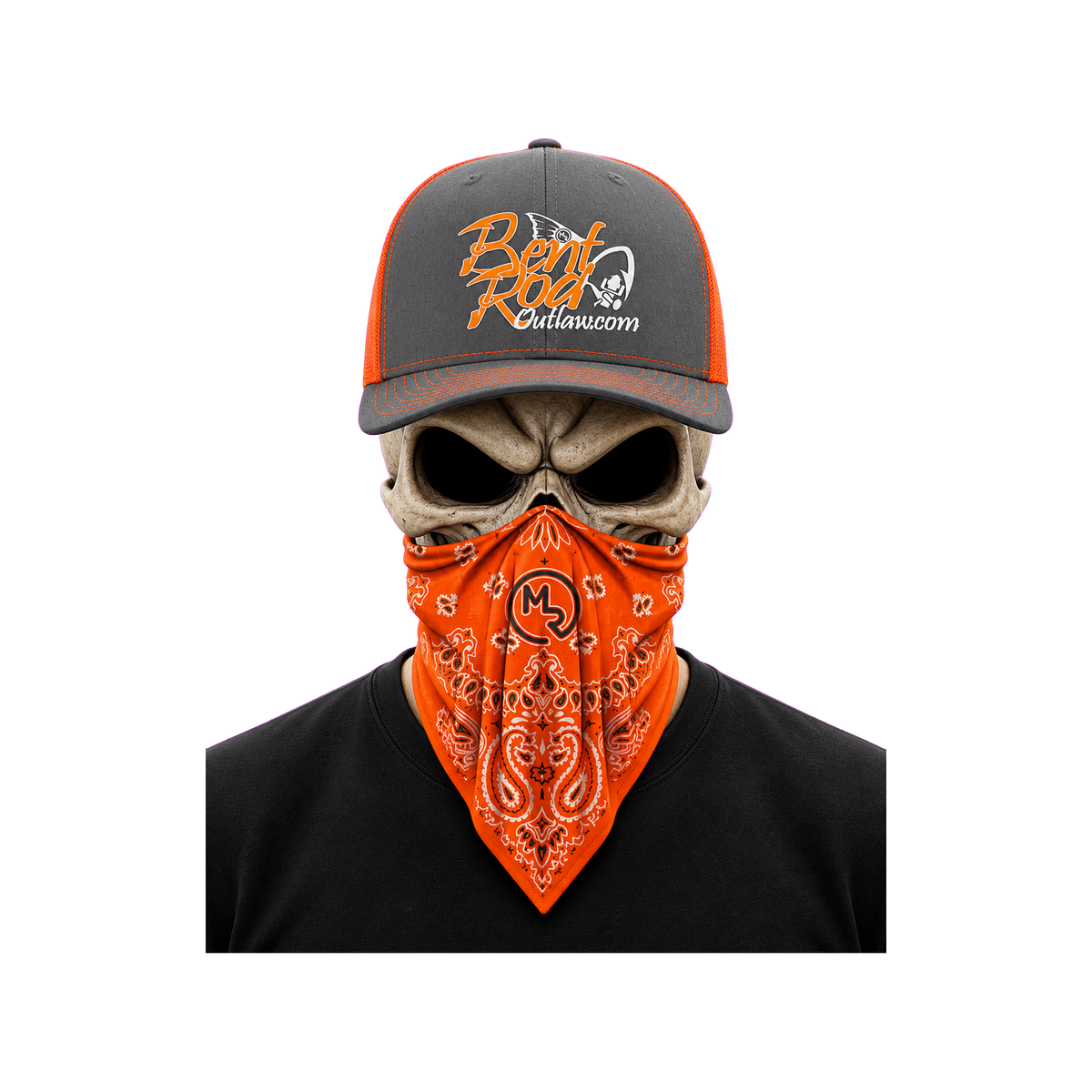 The Bent Rod Curved Bill — Neon Orange