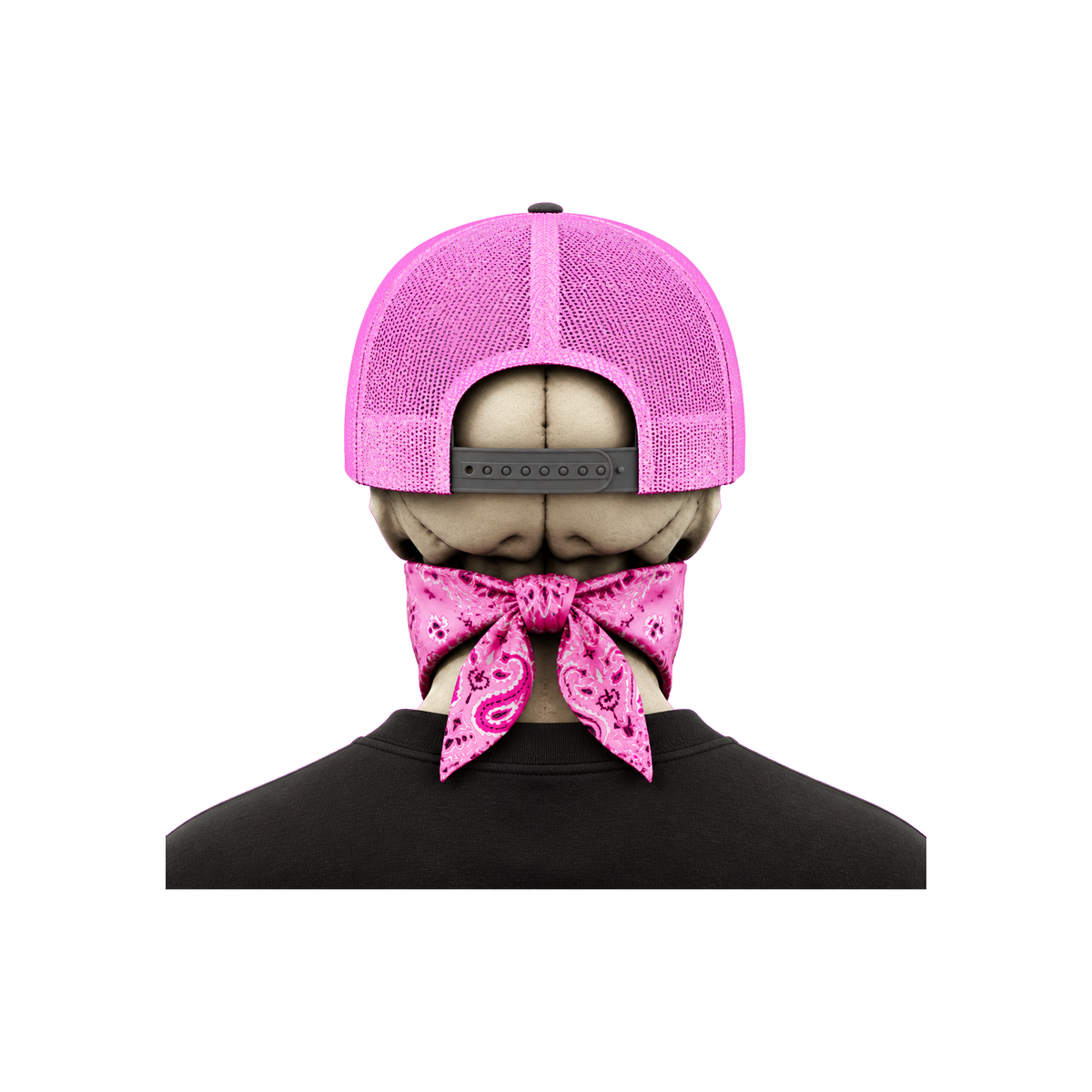 The Bent Rod Curved Bill — Neon Pink