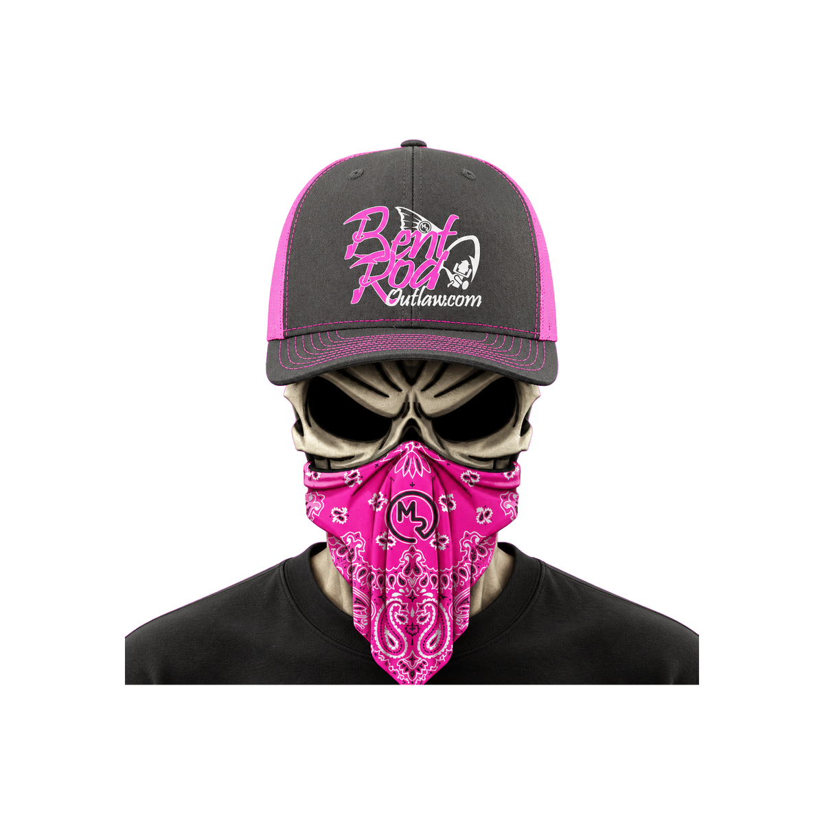 The Bent Rod Curved Bill — Neon Pink