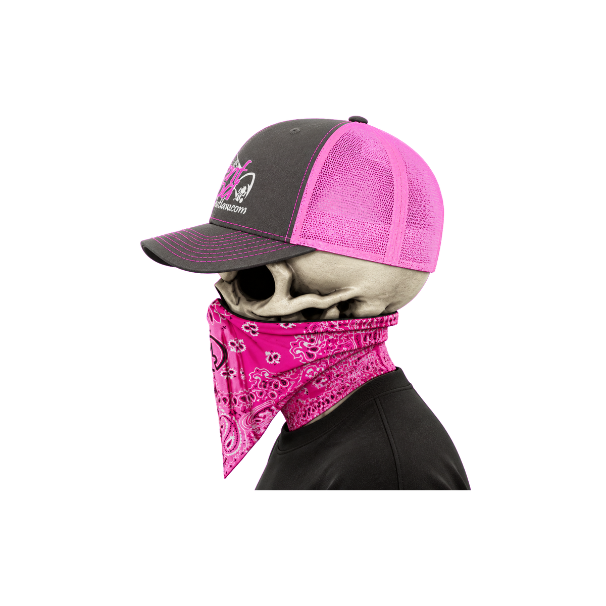 The Bent Rod Curved Bill — Neon Pink