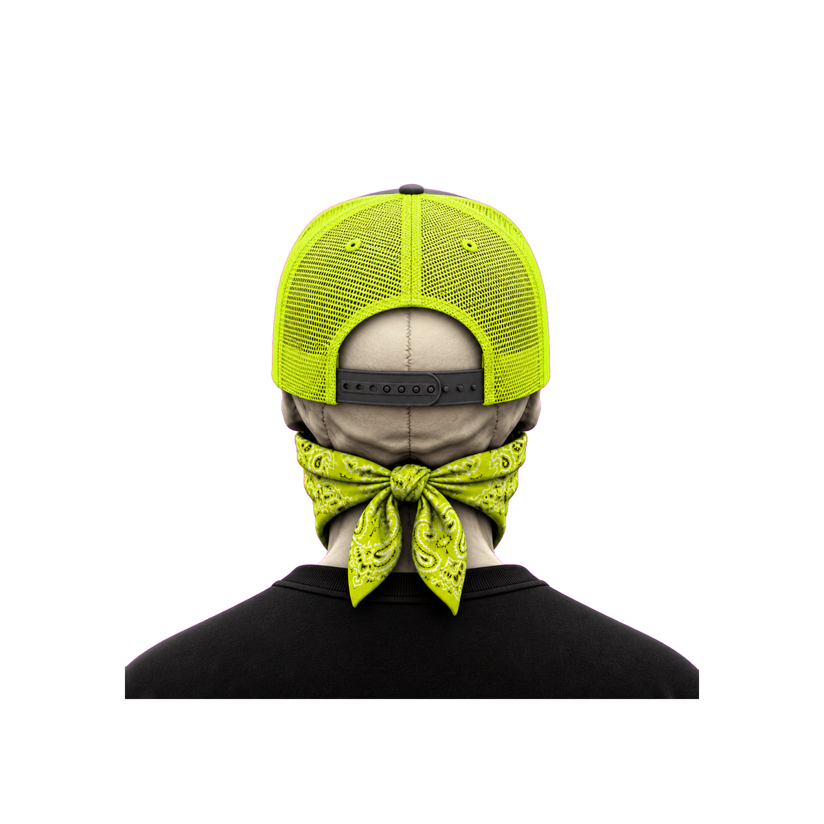 The Bent Rod Curved Bill — Neon Yellow