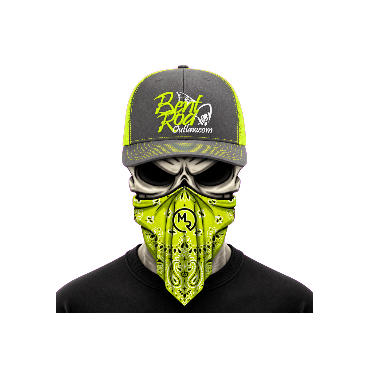 The Bent Rod Curved Bill — Neon Yellow