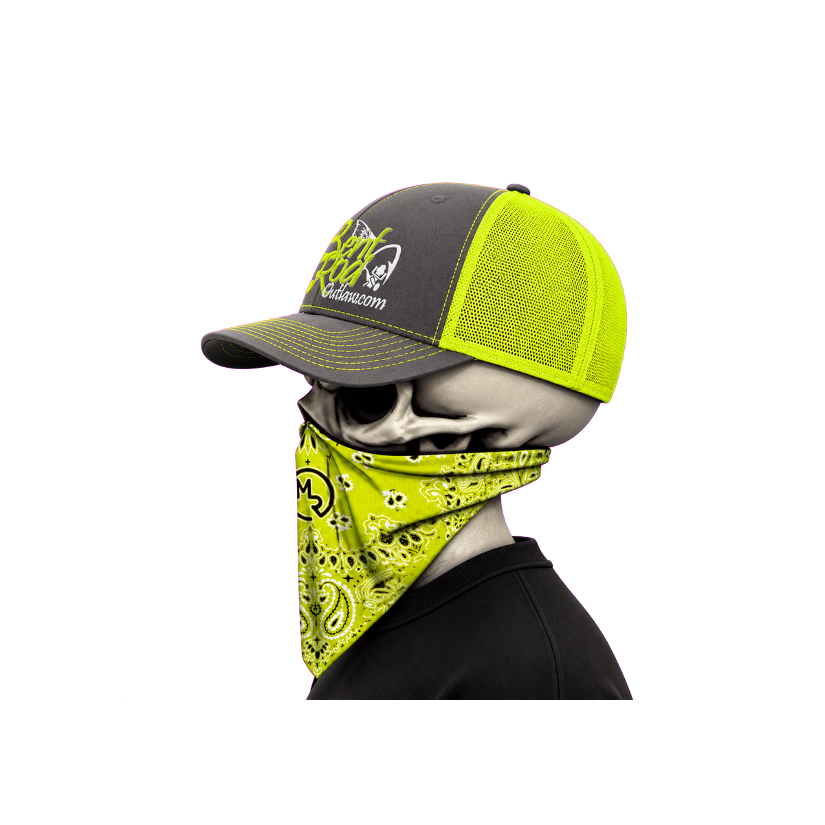 The Bent Rod Curved Bill — Neon Yellow