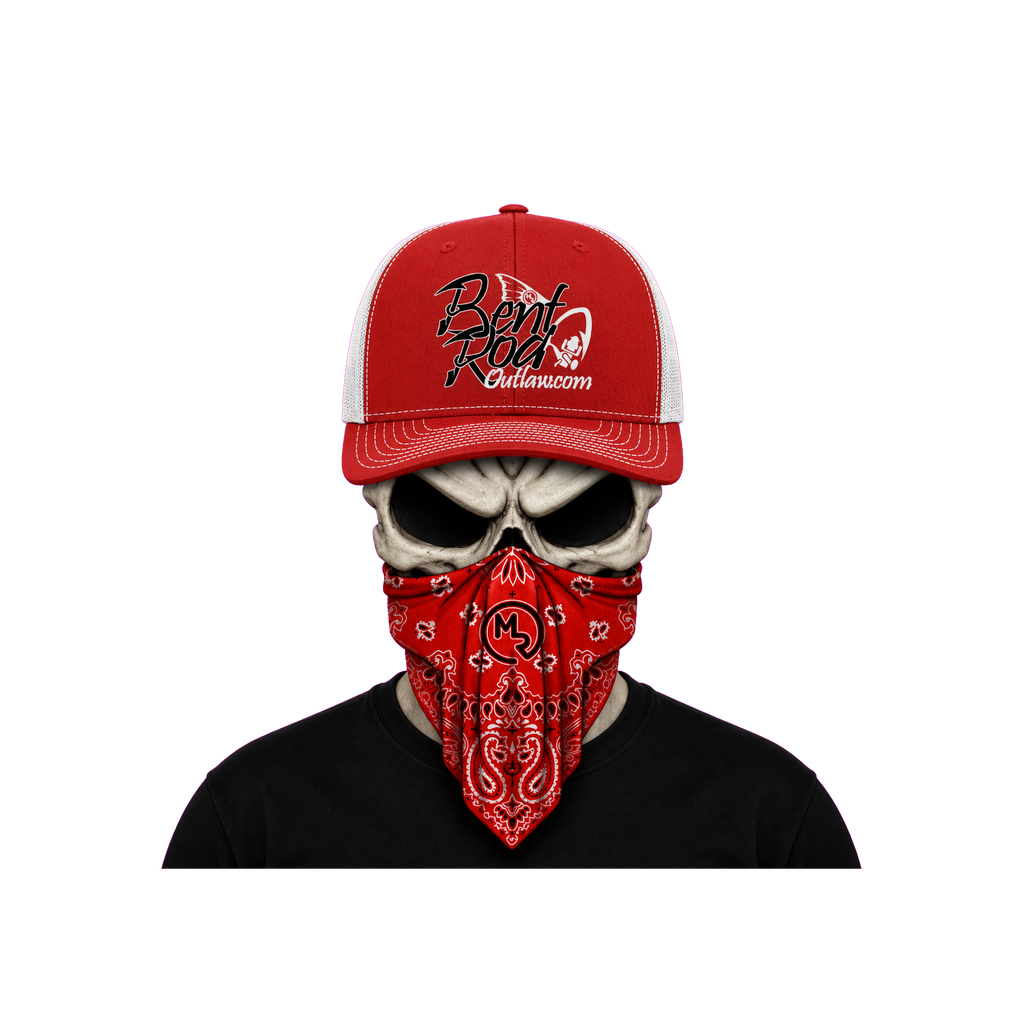 The Bent Rod Curved Bill — Red/White