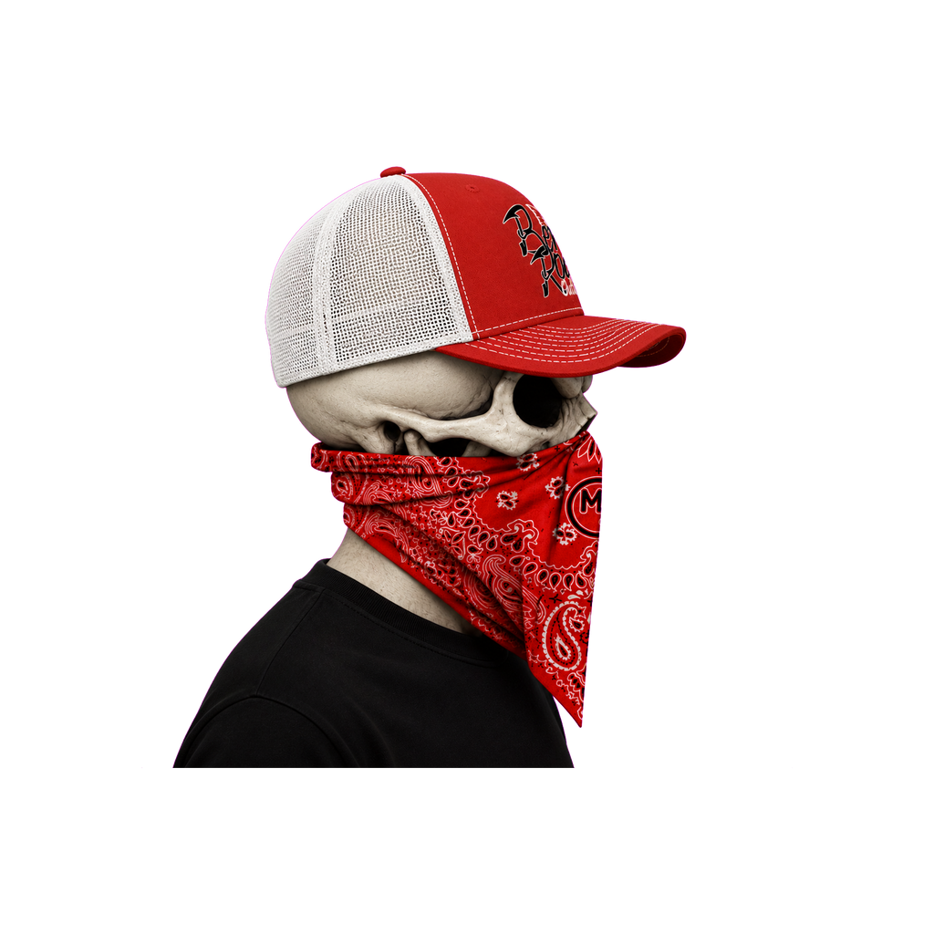 The Bent Rod Curved Bill — Red/White