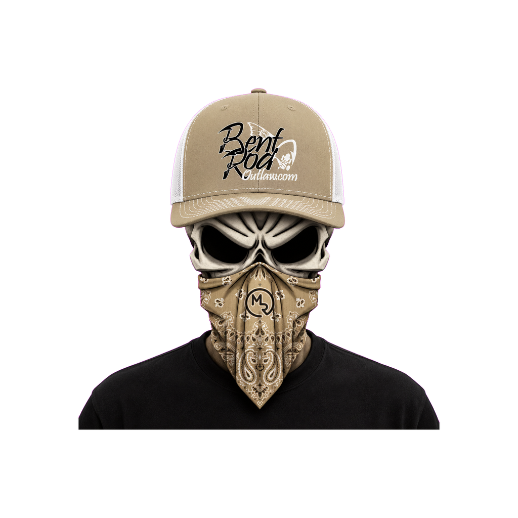 The Bent Rod Curved Bill — Tan/White